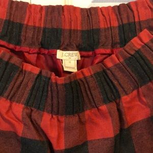 J Crew Buffalo Plaid Sidewalk Skirt